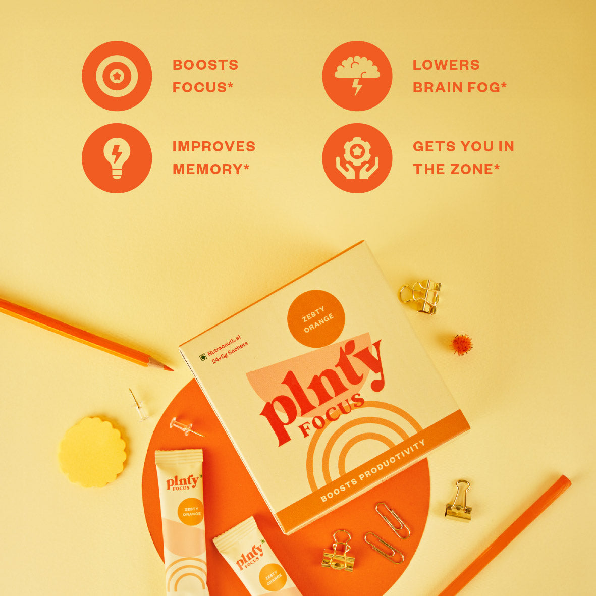 Plnty Focus - Zesty Orange